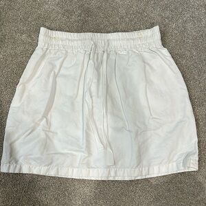 J. Crew White Denim Skirt - Size 4